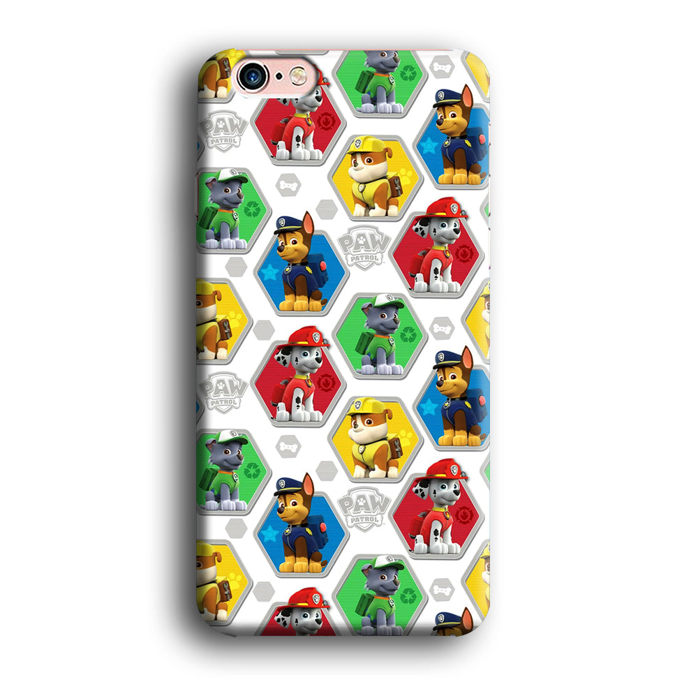 Paw Patrol Patern White iPhone 6 Plus | 6s Plus Case