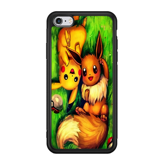 Pokemon Eevee and Pikachu iPhone 6 | 6s Case