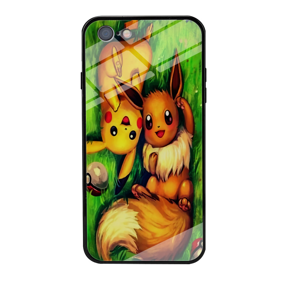 Pokemon Eevee and Pikachu iPhone 6 | 6s Case