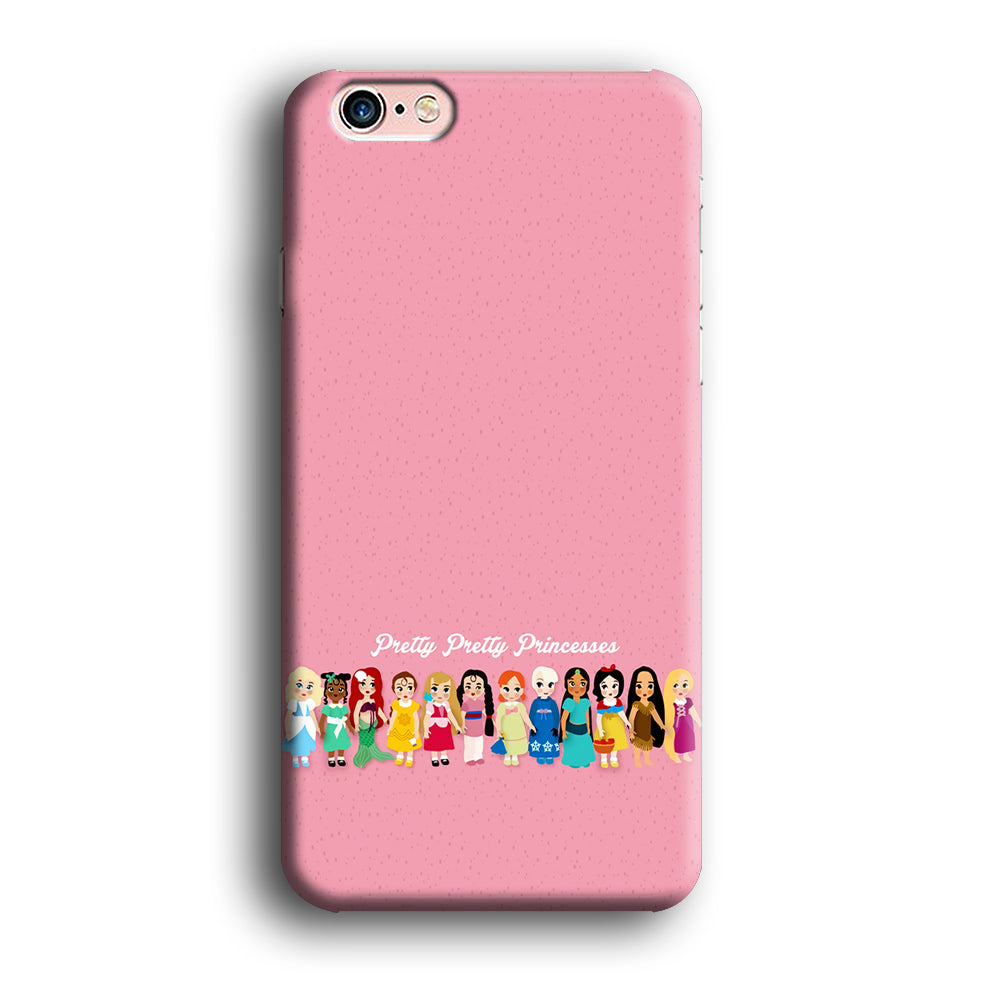 Pretty Pretty Princesses Pink iPhone 6 Plus | 6s Plus Case-Phone Case-3D Case-Altracase
