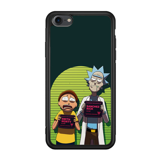 Rick and Morty Prisoner iPhone 7 Case-Phone Case-Rubber Black (2D Case)-Altracase