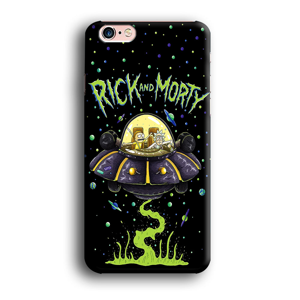 Rick and Morty Spacecraft iPhone 6 Plus | 6s Plus Case