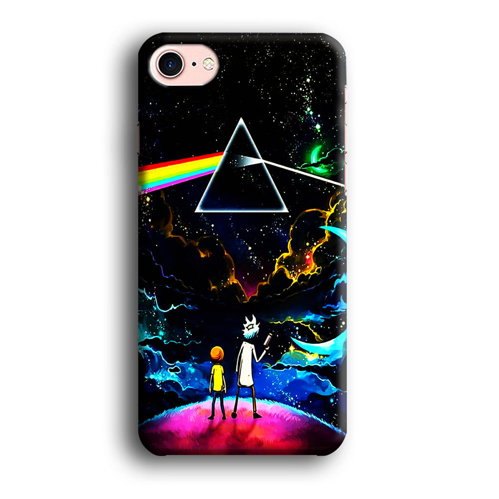 Rick and Morty Triangle Painting iPhone 7 Case