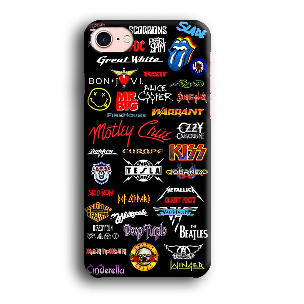 Rock and Metal Band Logo iPhone 7 Case