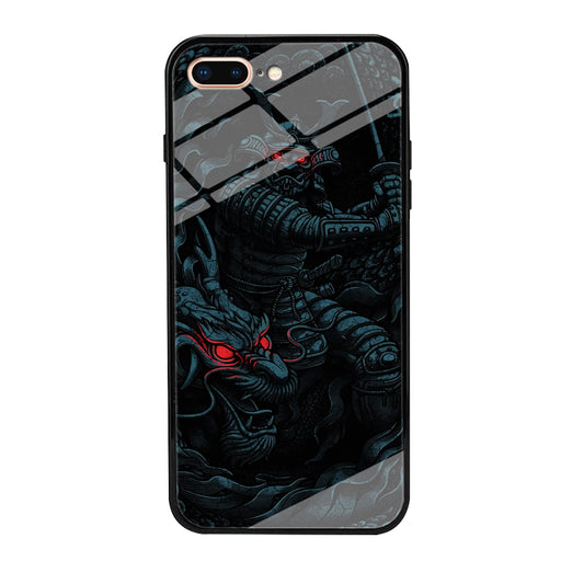 Samurai and Dragon iPhone 7 Plus Case