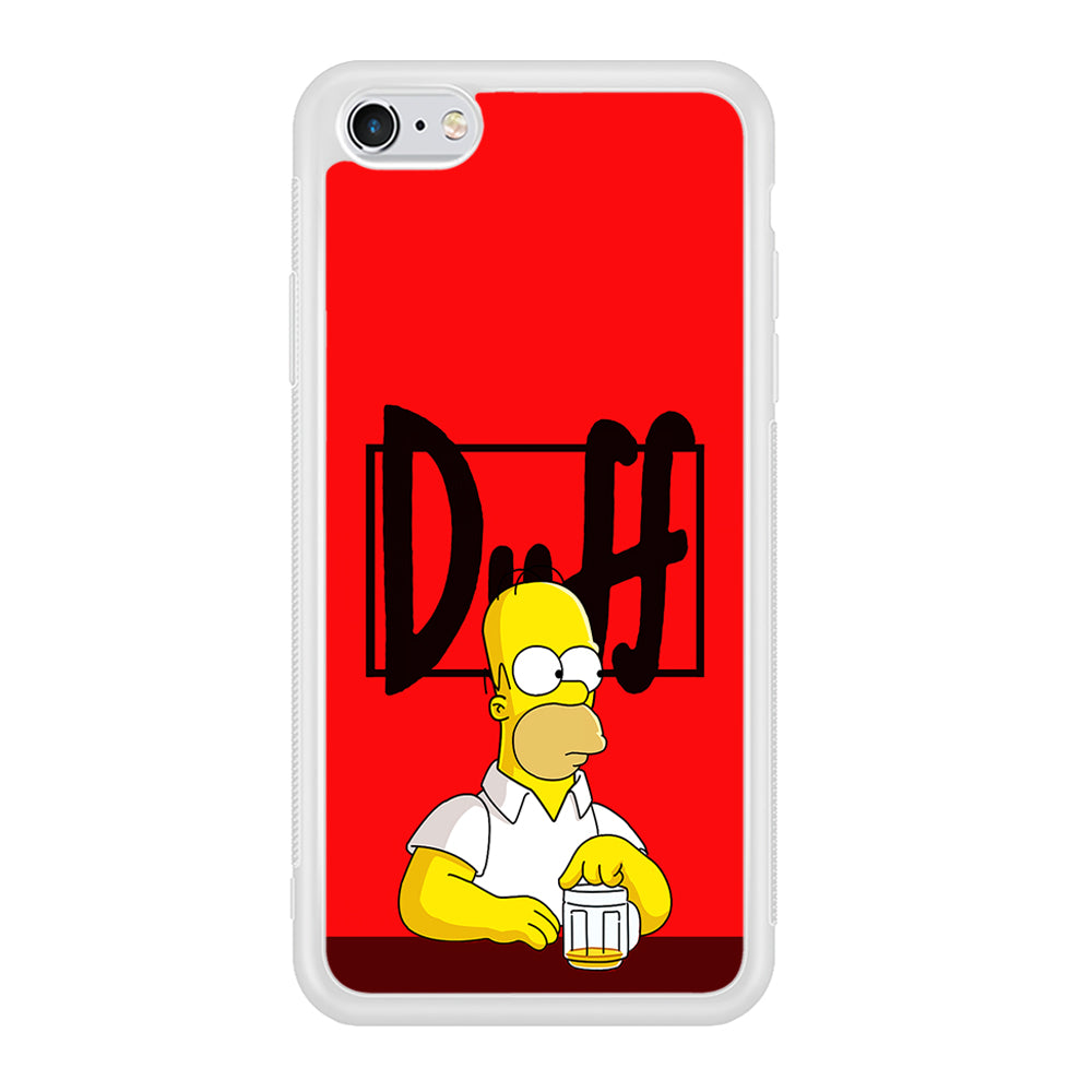 Simpson Homer Duff Red iPhone 6 Plus | 6s Plus Case