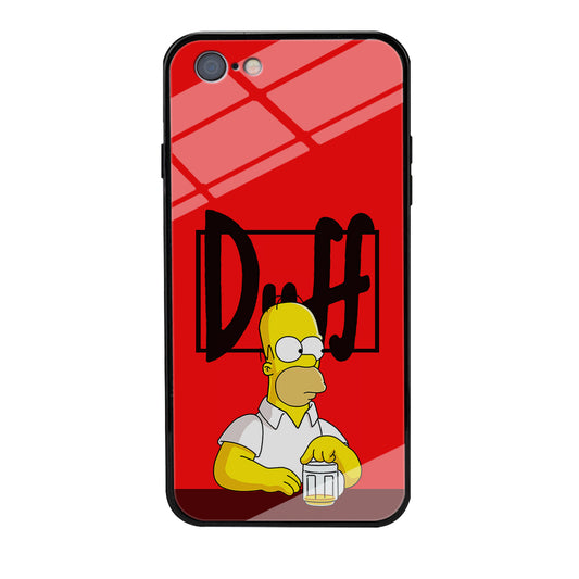 Simpson Homer Duff Red iPhone 6 Plus | 6s Plus Case