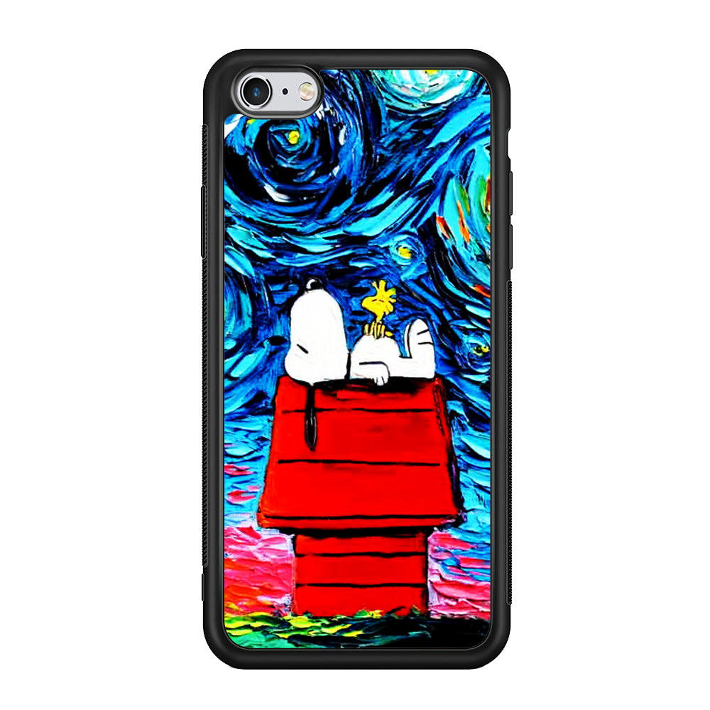 Snoopy Under Starry Night iPhone 6 Plus | 6s Plus Case