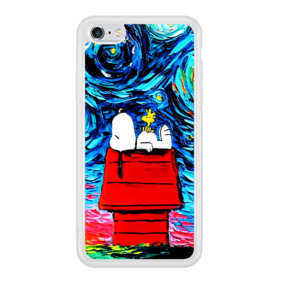 Snoopy Under Starry Night iPhone 6 Plus | 6s Plus Case