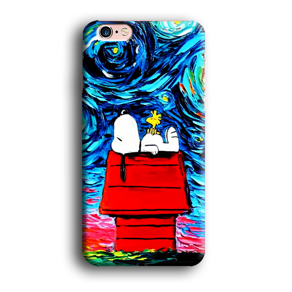 Snoopy Under Starry Night iPhone 6 Plus | 6s Plus Case