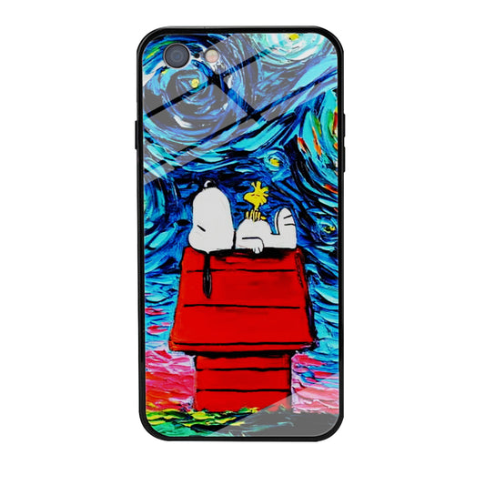 Snoopy Under Starry Night iPhone 6 Plus | 6s Plus Case