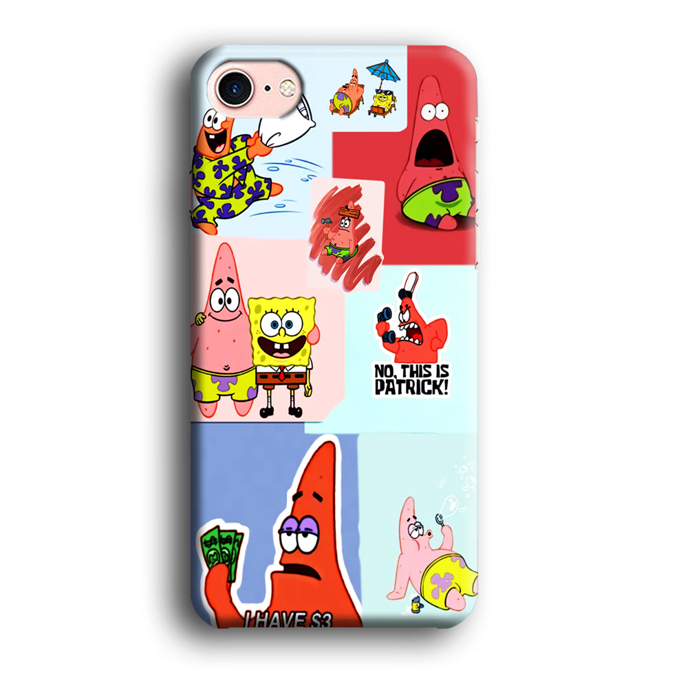 Spongebob Patrick Aesthetic iPhone 7 Case