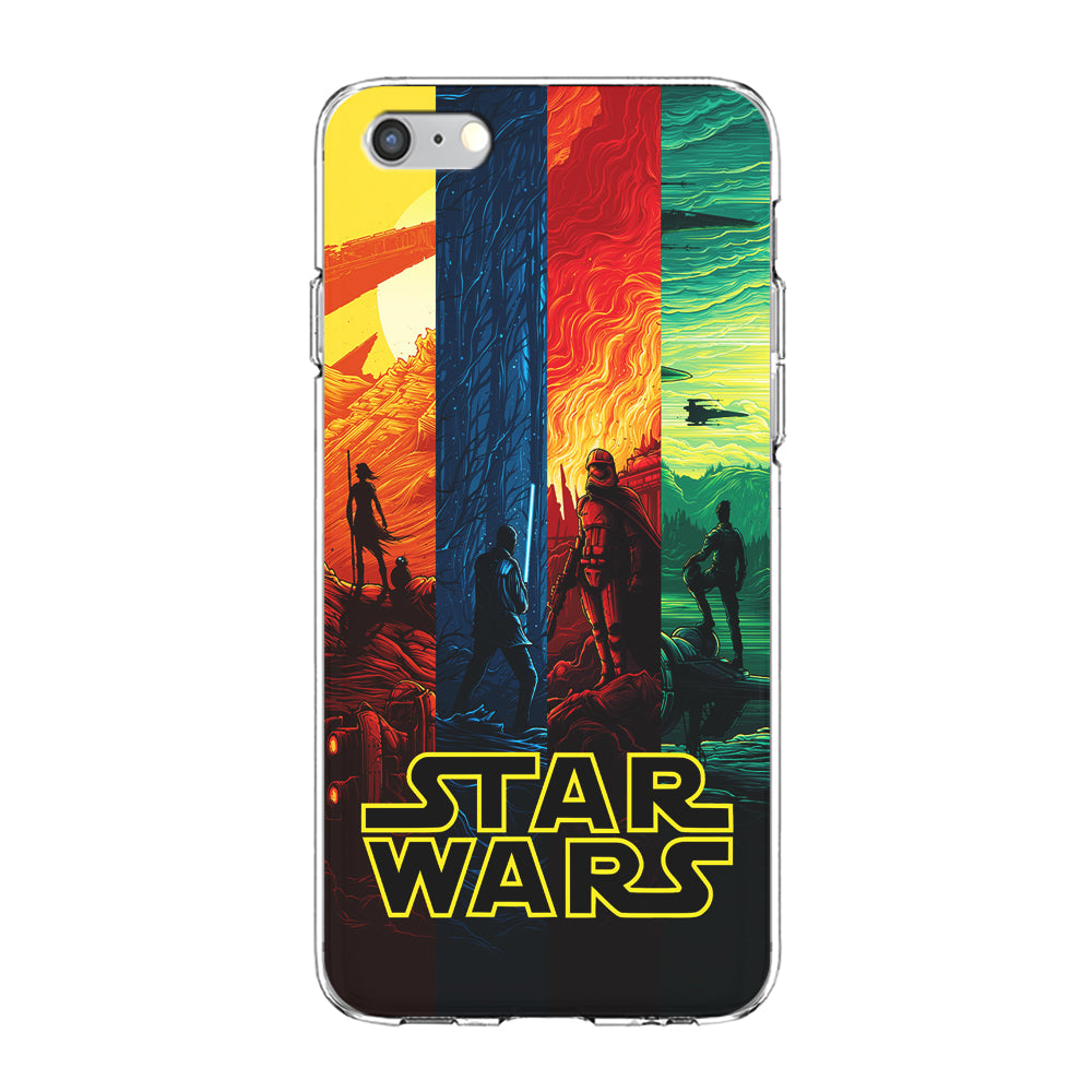 Star Wars Poster Colorful iPhone 6 Plus | 6s Plus Case-Phone Case-Clear Soft Case-Altracase