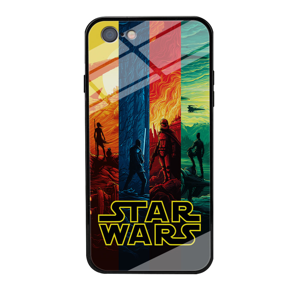 Star Wars Poster Colorful iPhone 6 Plus | 6s Plus Case-Phone Case-Tempered Glass Case-Altracase