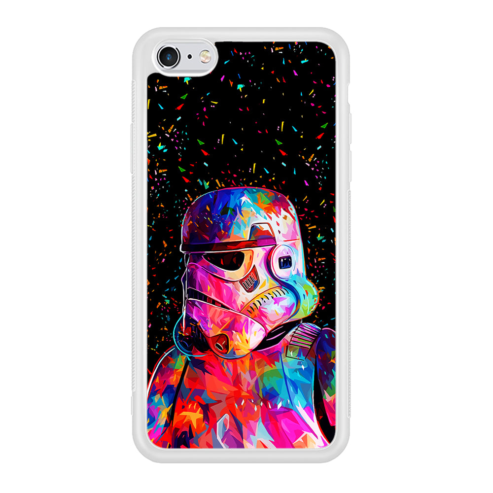 Star Wars Stormtrooper Colorful iPhone 6 Plus | 6s Plus Case-Phone Case-Rubber White (2D Case)-Altracase