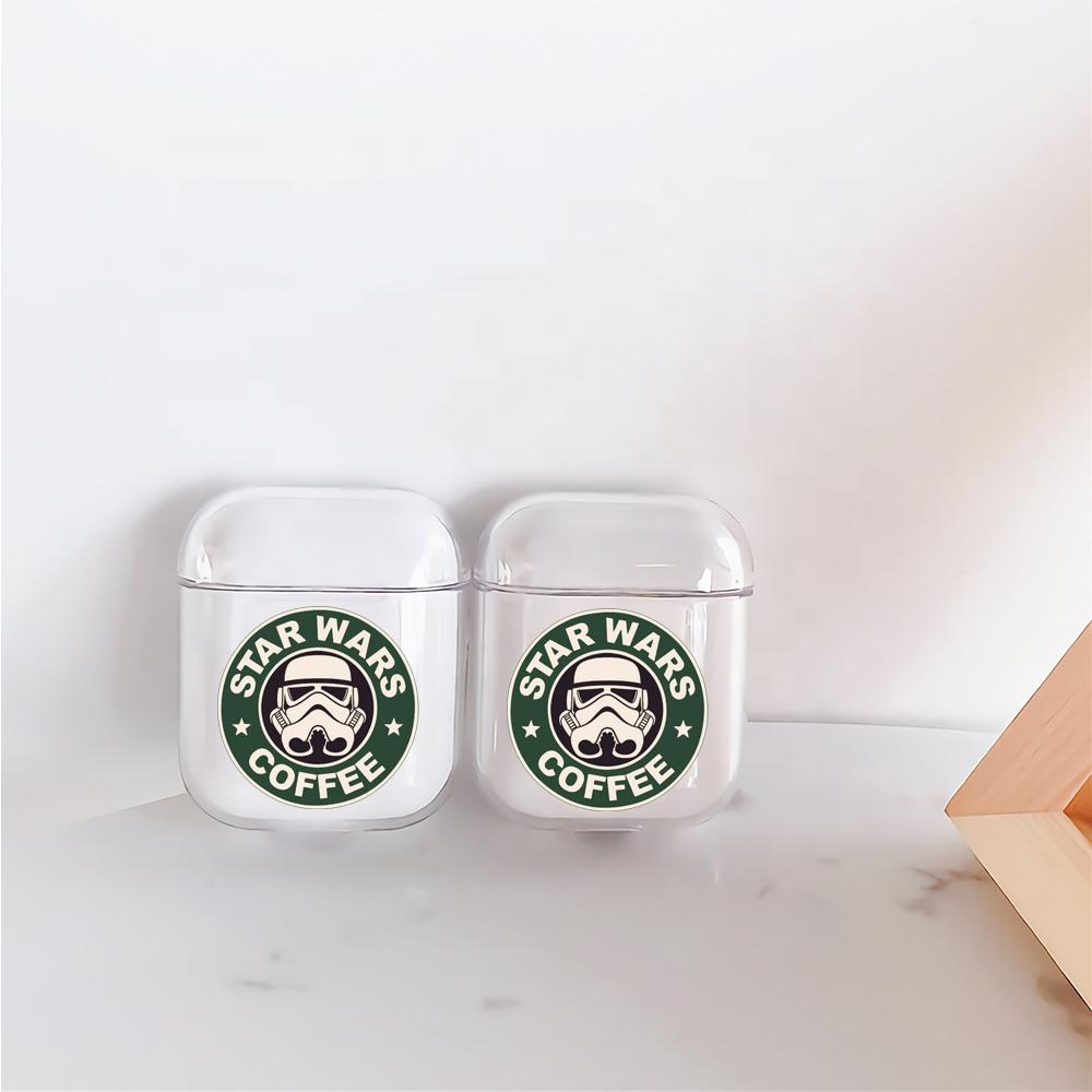 Star Wars Coffee Hard Plastic Protective Clear Case Cover For Apple Airpods-AirPod Case-Altracase