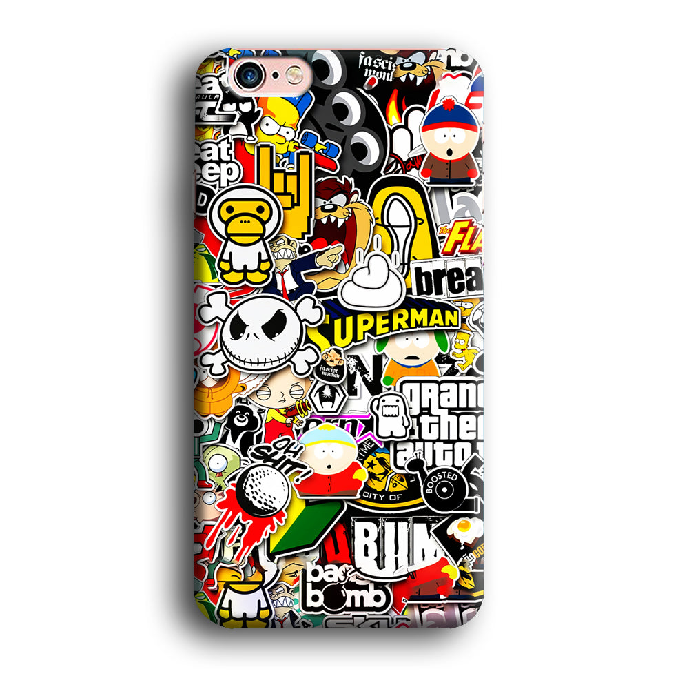 Sticker Collection Image iPhone 6 | 6s Case