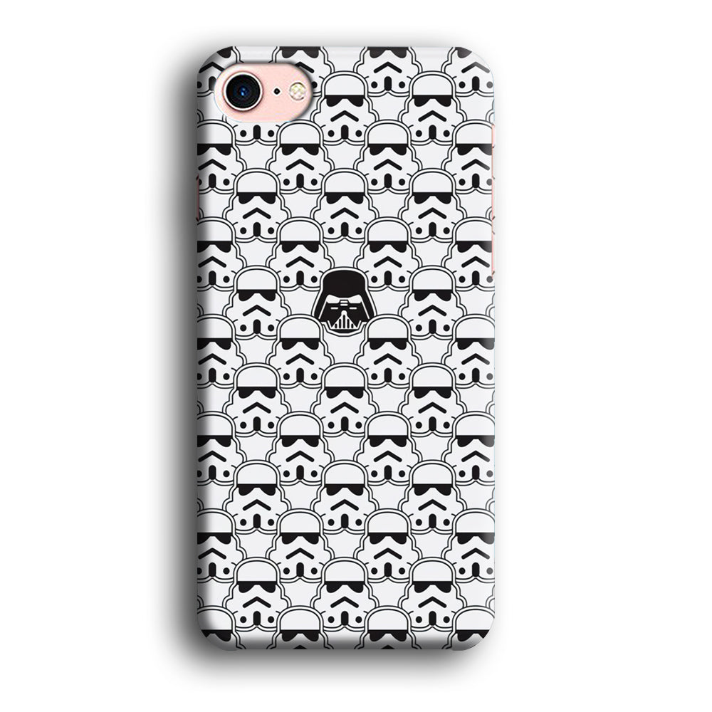 Stormtrooper Face Pattern Star Wars iPhone 7 Case