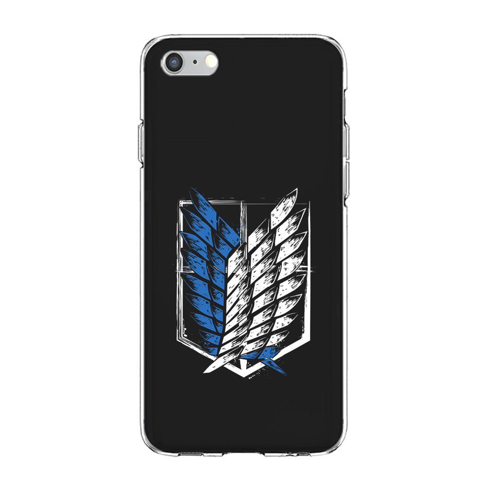 The Logo of the Survey Corps iPhone 6 Plus | 6s Plus Case-Phone Case-Clear Soft Case-Altracase