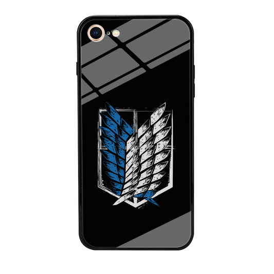 The Logo of the Survey Corps iPhone 7 Case-Phone Case-Tempered Glass Case-Altracase