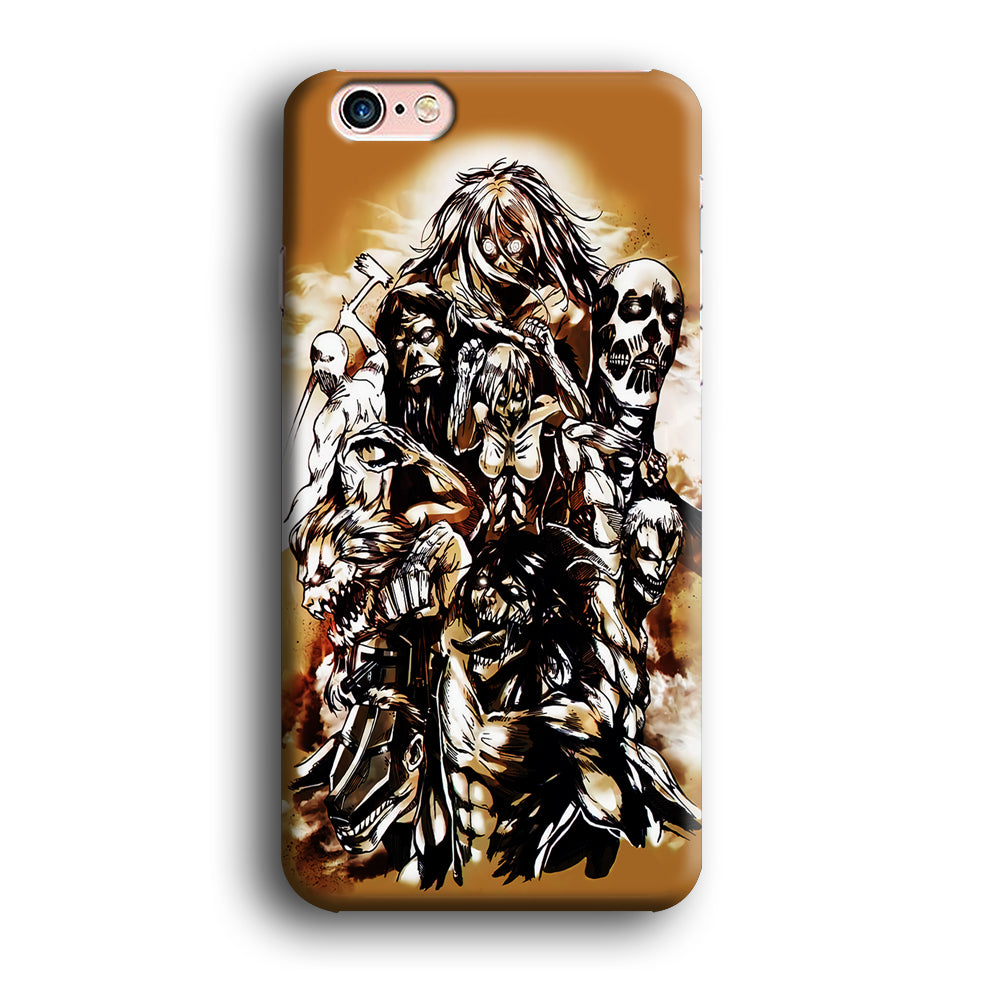 The Nine Titan Shingeki No Kyojin iPhone 6 Plus | 6s Plus Case