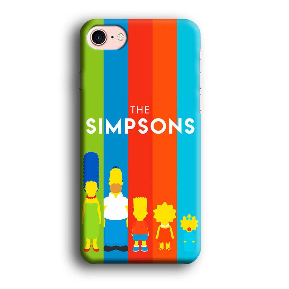The Simpson Family Colorful iPhone 7 Case-Phone Case-3D Case-Altracase