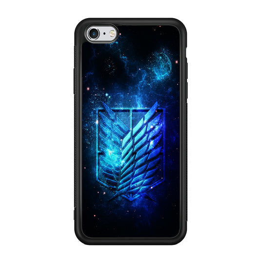 The Survey Corps Space iPhone 6 | 6s Case-Phone Case-Rubber Black (2D Case)-Altracase