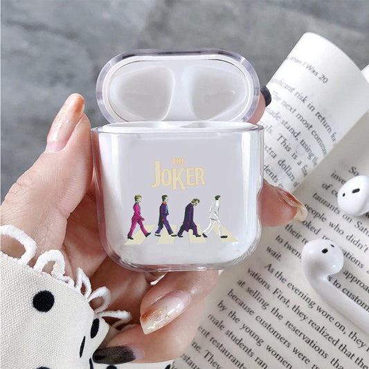 The Joker Hard Plastic Protective Clear Case Cover For Apple Airpods