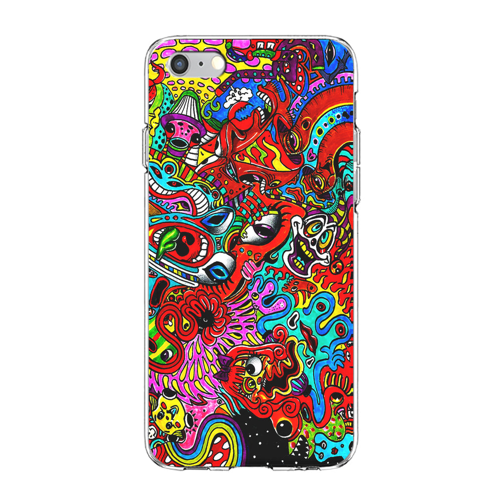Trippy Aesthetic Colorful iPhone 6 | 6s Case-Phone Case-Clear Soft Case-Altracase