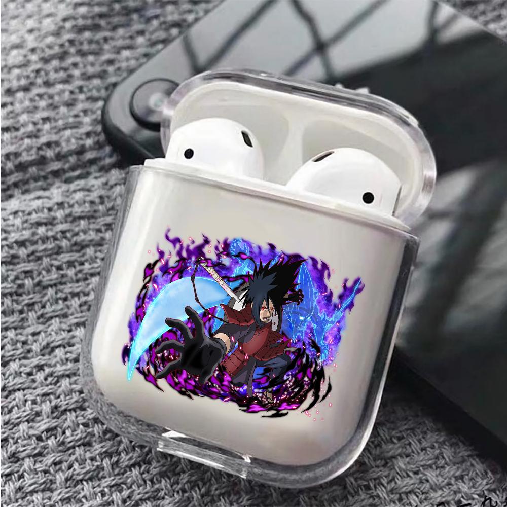 Uchiha Madara  Hard Plastic Protective Clear Case Cover For Apple Airpods