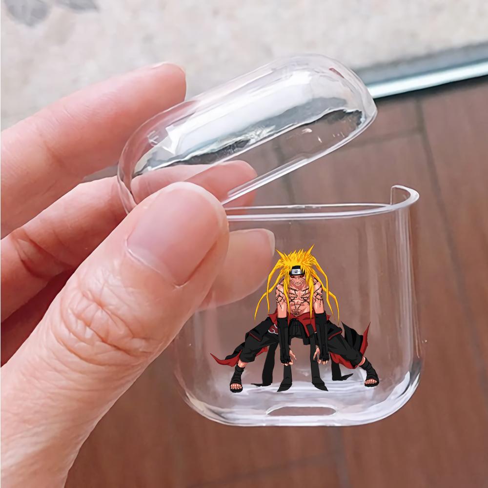 Uzumaki Naruto Kurama Mode Hard Plastic Protective Clear Case Cover For Apple Airpods-AirPod Case-Altracase