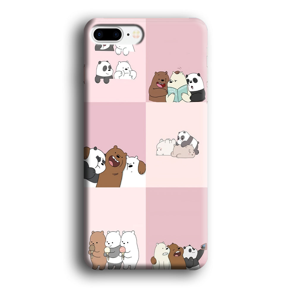 We Bare Bear Daily Life iPhone 7 Plus Case
