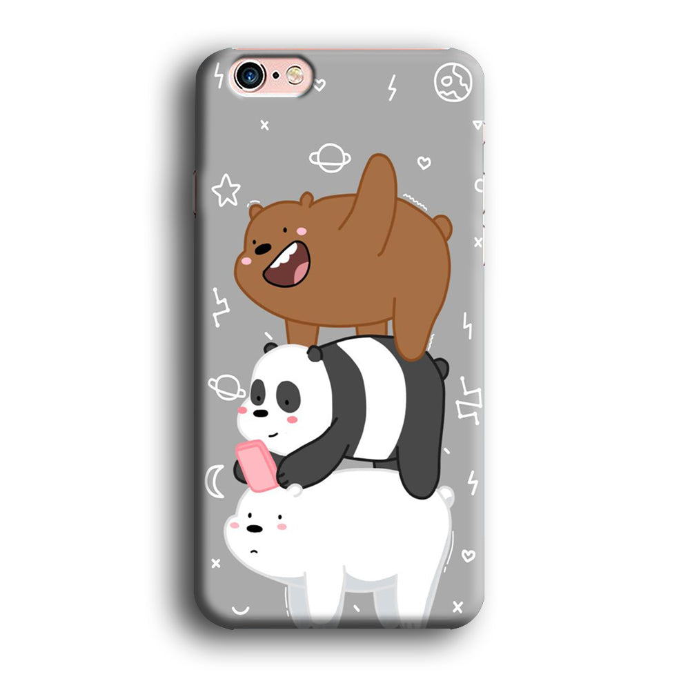 We Bare Bear Overlap iPhone 6 Plus | 6s Plus Case